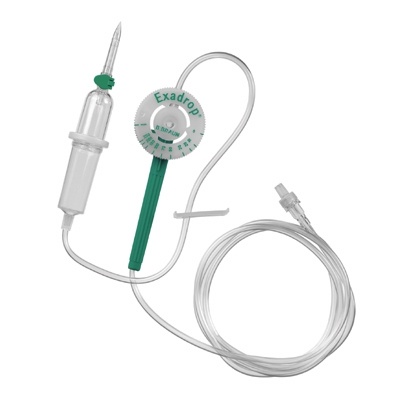 Эксадроп - Дозирующее устройство для инфузионной терапии (регулятор скорости для гравитационной инфузии) фото 1